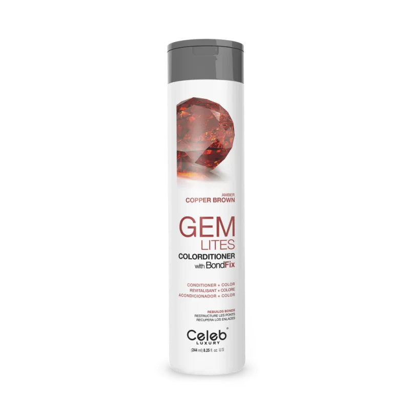 Gem Lites Amber Deep Copper Brown Colorditioner Celeb 244ml