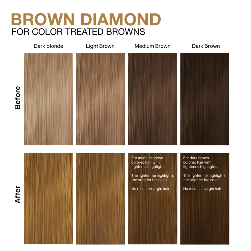 Gem Lites Brown Diamond Sunbrown Colorwash Celeb 244ml - Imagen 3
