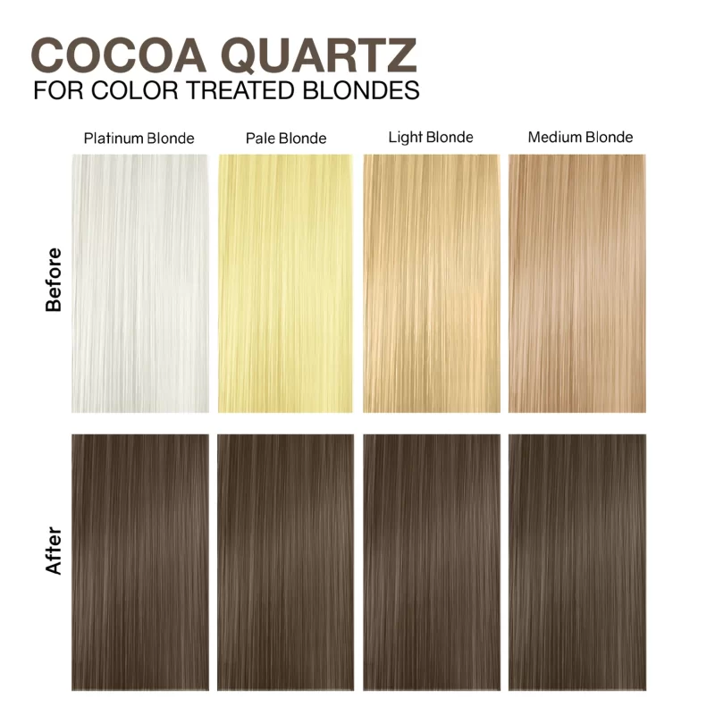 Gem Lites Cocoa Quartz Light Brown Colorditioner Celeb 244ml - Imagen 2