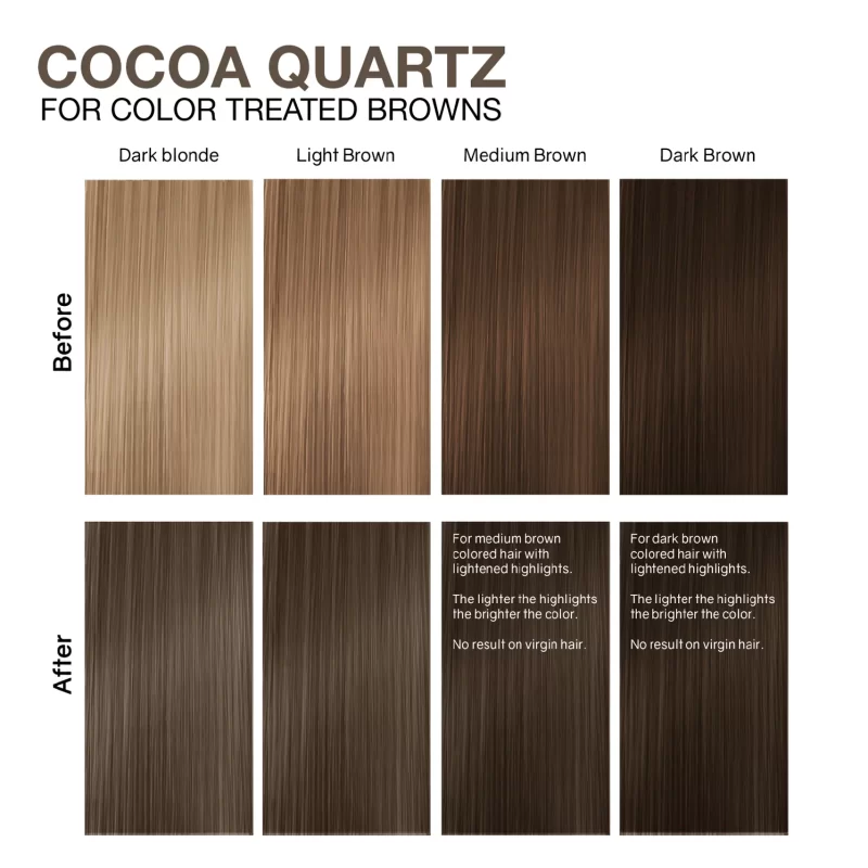 Gem Lites Cocoa Quartz Light Brown Colorditioner Celeb 244ml - Imagen 3