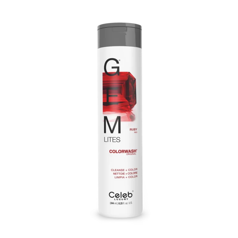 Gem Lites Ruby Red Colorwash Celeb 244ml