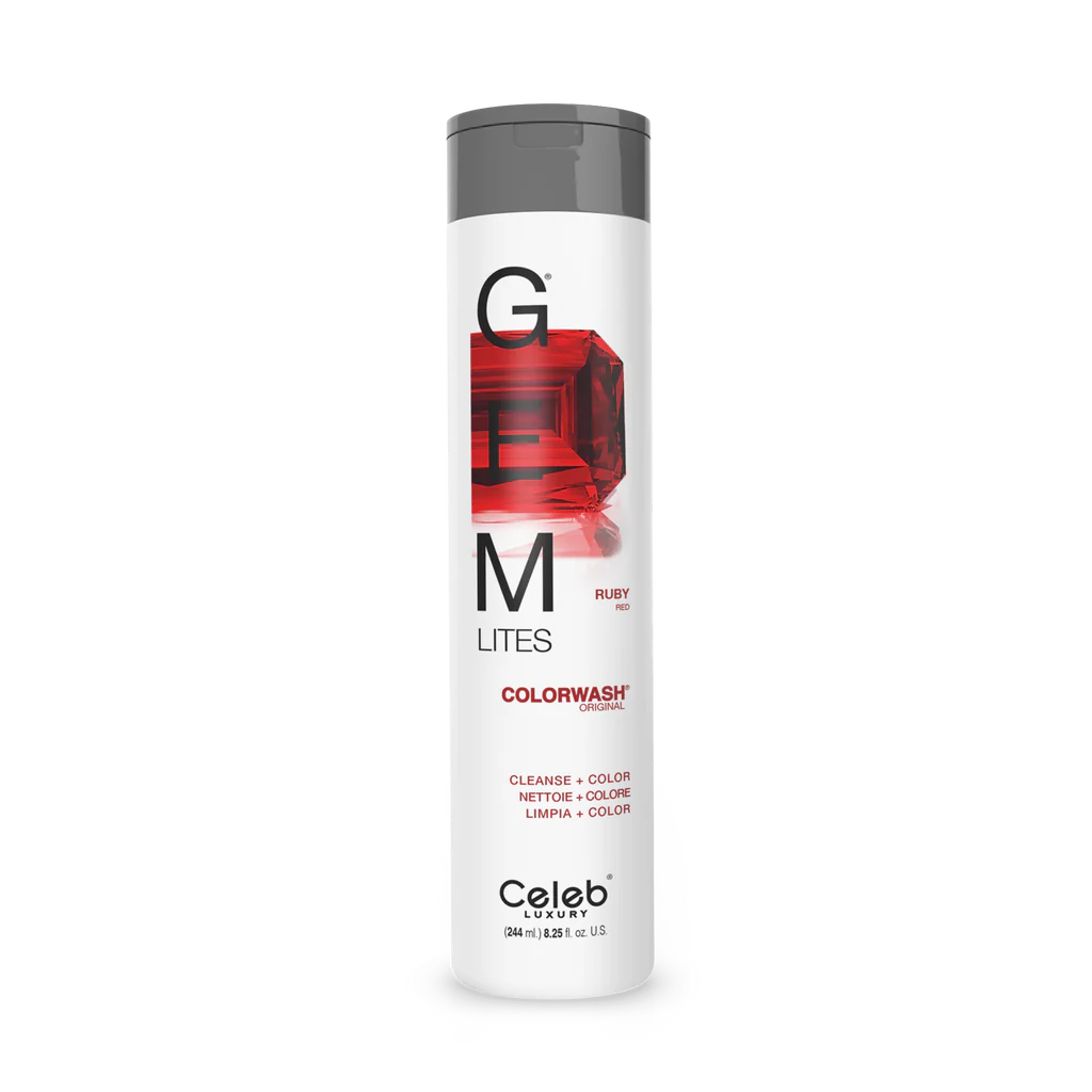 Gem Lites Ruby Red Colorwash Celeb 244ml