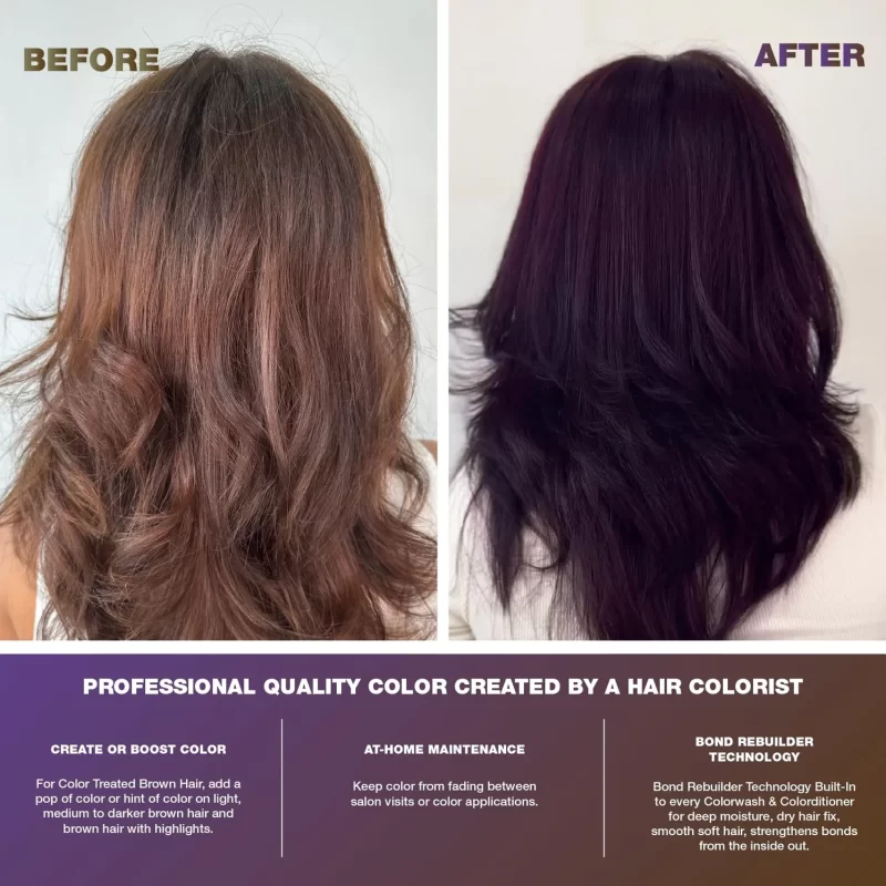 Viral Purple For Brown Hair Colorwash Celeb 244ml - Imagen 2