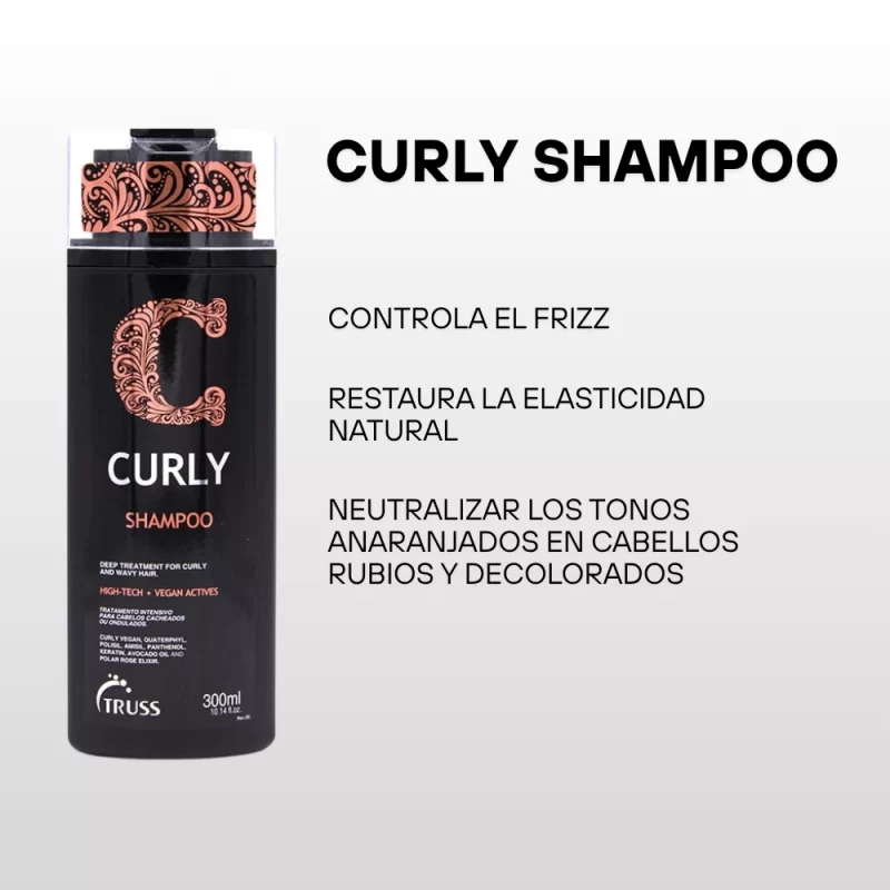 Shampoo Curly Truss 300ml - Imagen 4