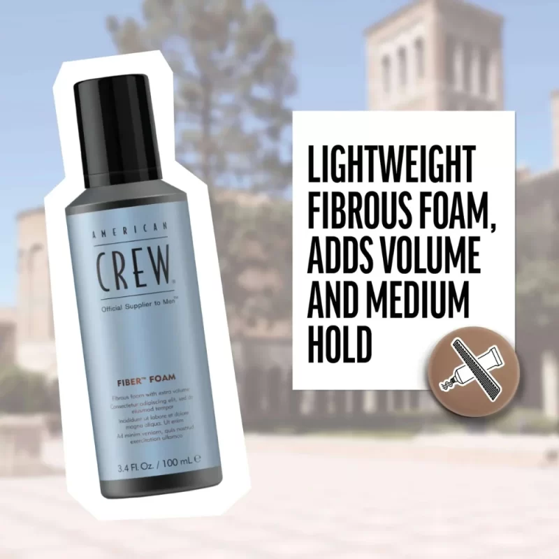 Fiber Grooming Foam American Crew 200ml - Imagen 3