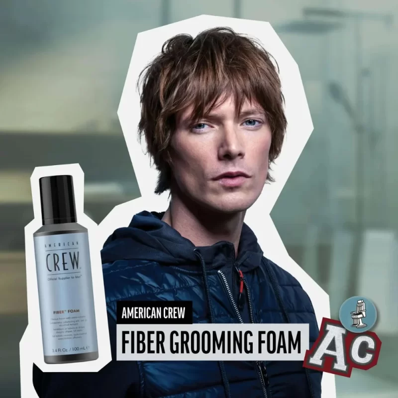 Fiber Grooming Foam American Crew 200ml - Imagen 2