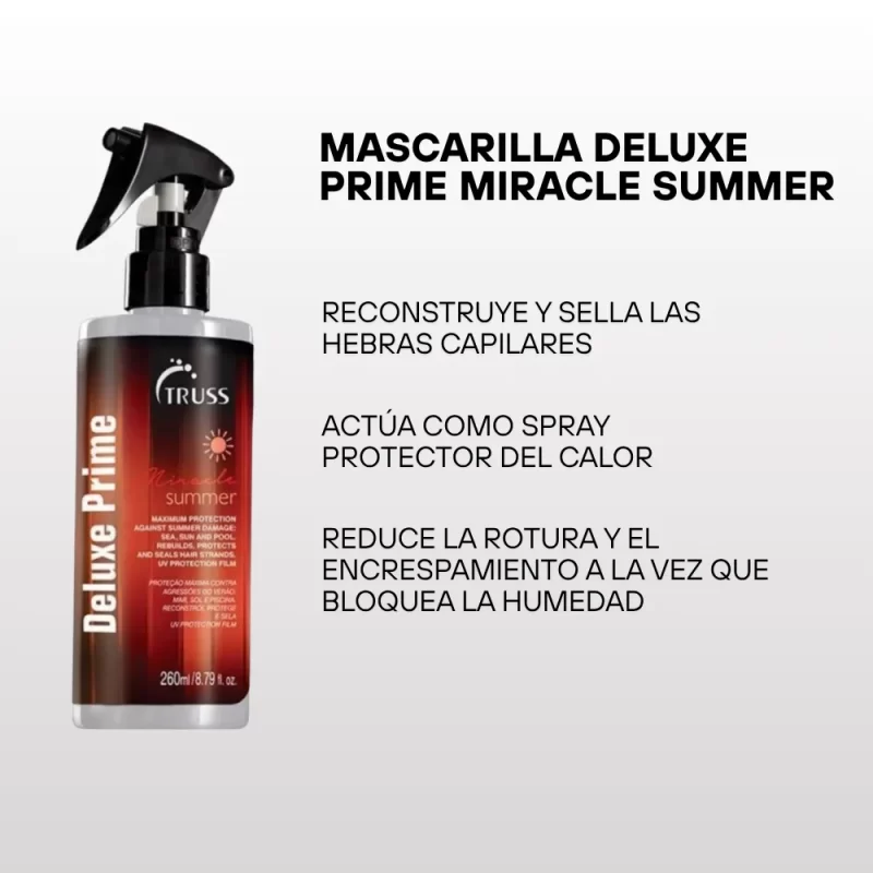 Miracle Summer Deluxe Prime Truss 260ml - Imagen 4