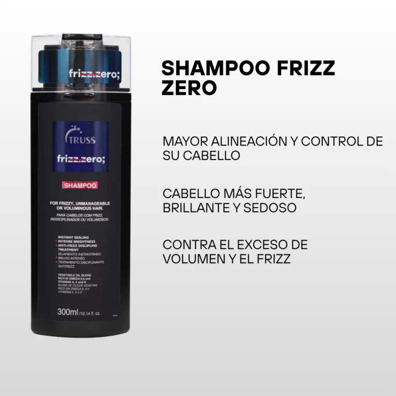 Shampoo Frizz Zero Truss 300ml - Imagen 4