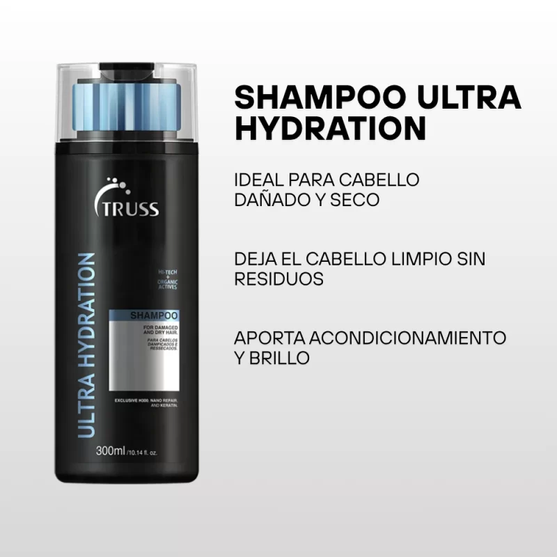Shampoo Ultra Hydration Truss 300ml - Imagen 4