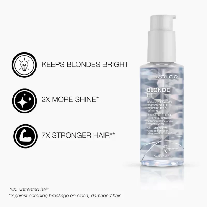 Aceite Brightening Blonde Life Joico 100ml - Imagen 2