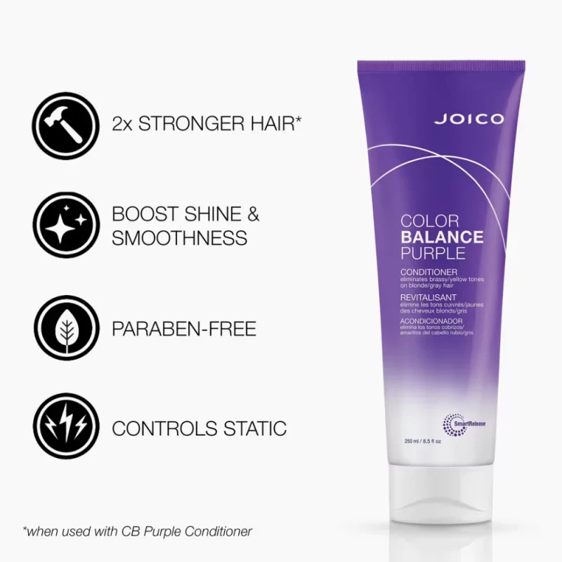 Acondicionador Color Balance Purple Joico 300ml - Imagen 2