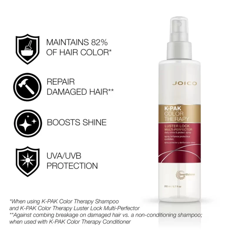 Spray Luster Lock Perfector K-PAK Color Therapy Joico 50ml - Imagen 2