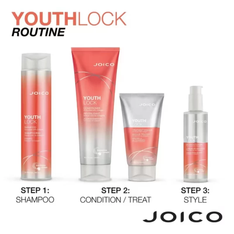 Anti-Frizz Blowout Creme Youthlock Joico 177ml - Imagen 4