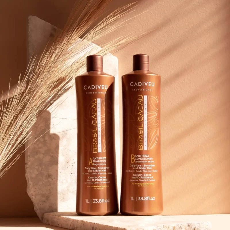 Brasil Cacau Anti Frizz Shampoo Cadiveu 300ml - Imagen 4