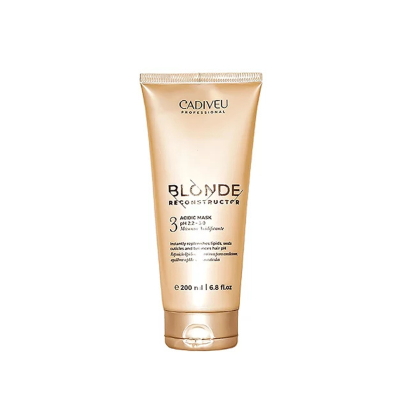 Blonde Reconstructor Acidic Mask Cadiveu 200ml