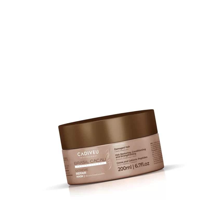 Brasil Cacau Extreme Repair Hair Mask Cadiveu 200ml - Imagen 2