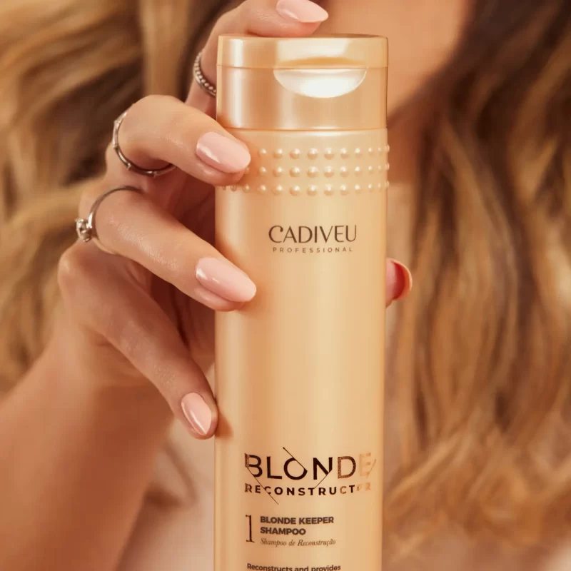 Blonde Reconstructor Blond Keeper Shampoo Cadiveu 250ml - Imagen 4