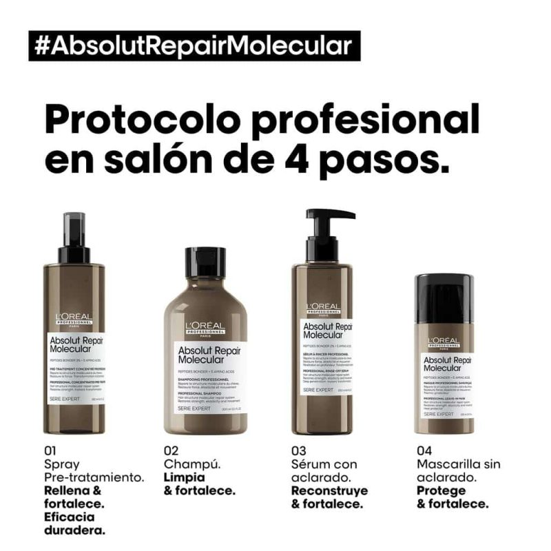 Concentrado Absolut Repair Molecular L'oreal 190ml - Imagen 2