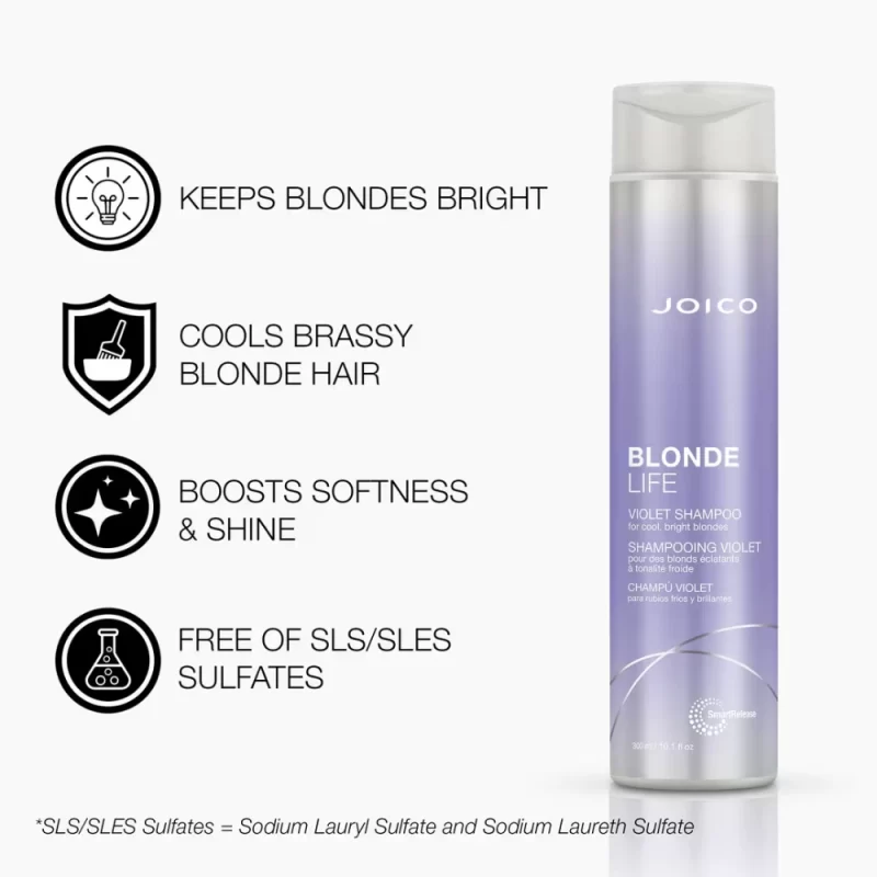 Blonde Life Violet Shampoo Joico 300ml - Imagen 3
