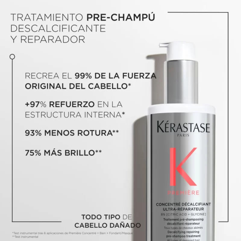 Concentré Descalcifiant Ultra-Réparateur Première Kérastase 250ml - Imagen 3