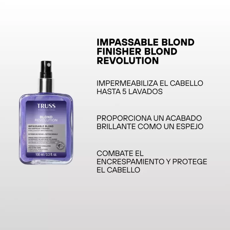 Impassable Blond Finisher Blond Revolution Truss 100ml - Imagen 2